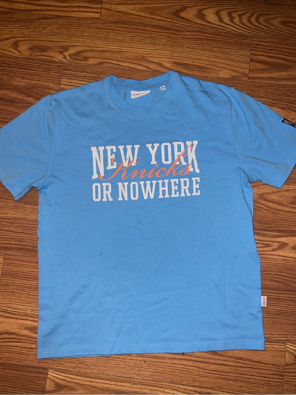New York Knicks Blue Short Sleeve Tee by New York Or Nowhere